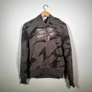 Y2k fox racing aop hoodie